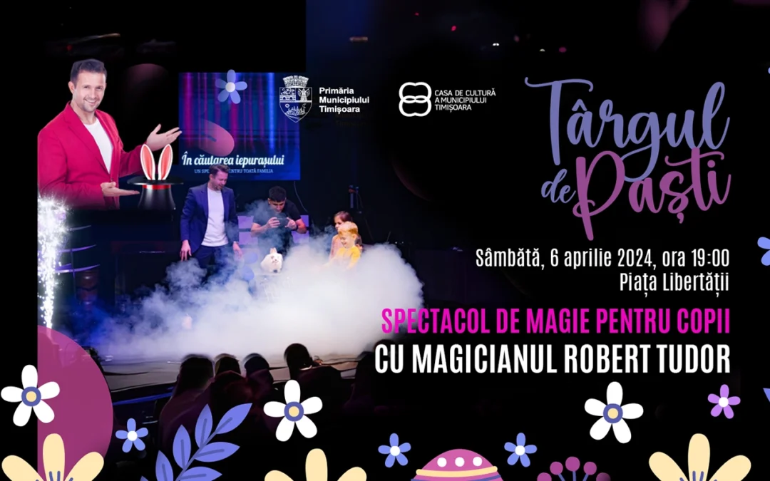 Robert Tudor. Spectacol de magie pentru copii